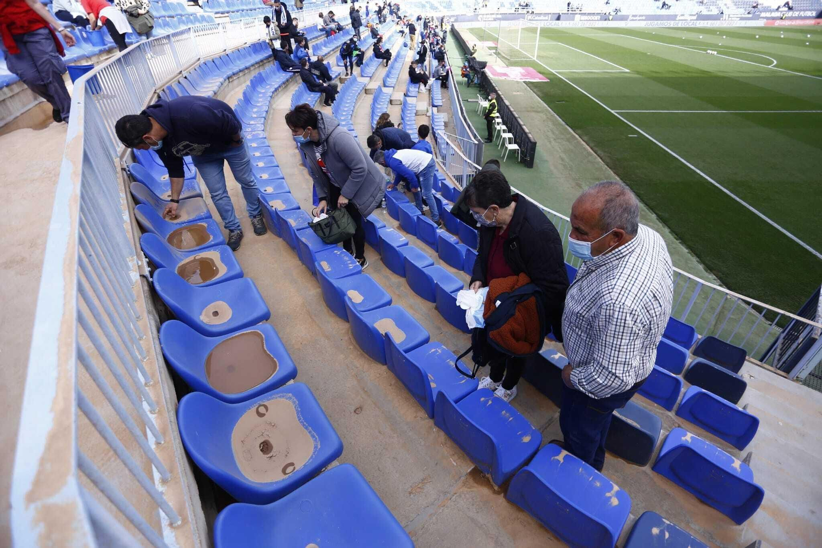 Las fotos del Málaga CF-Huesca