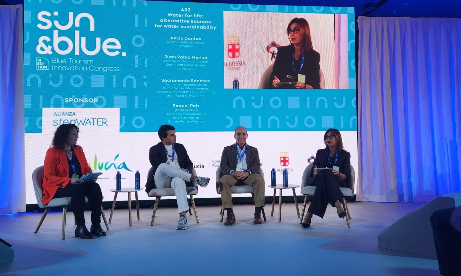 Mesa de la alianza Stepbywater en Almería.