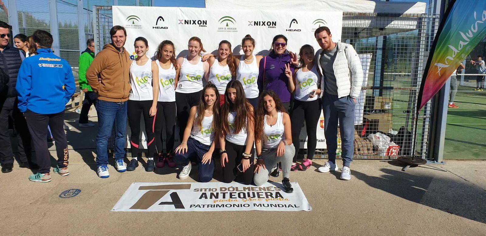 Éxito del pádel provincial en el Andaluz de Menores