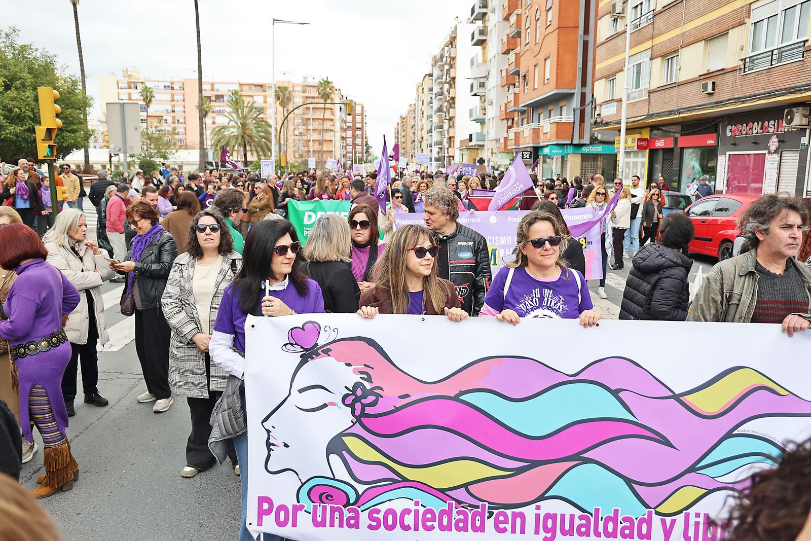 8M: Las fotografías de la manifestación del Día de la Mujer