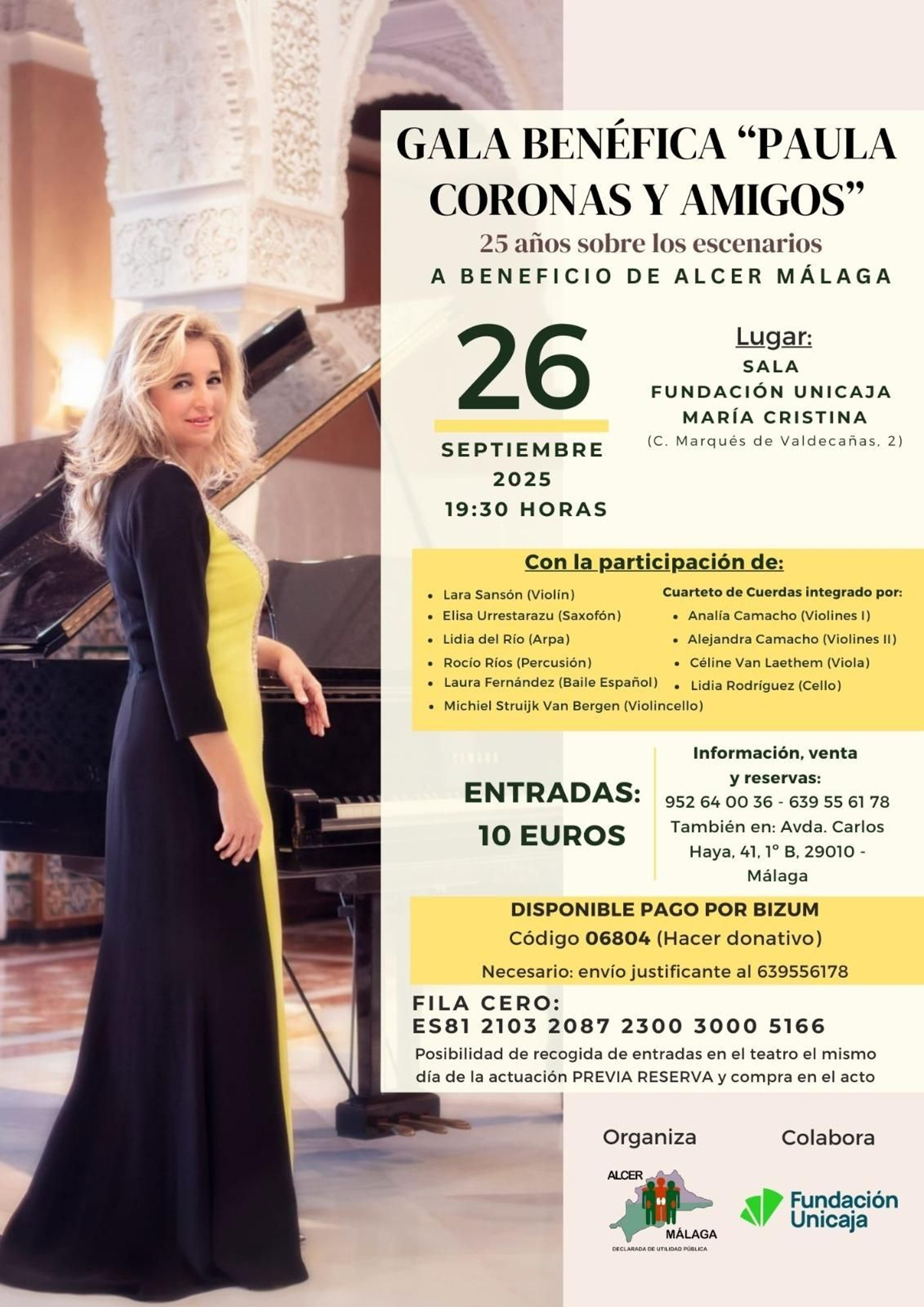 Cartel del concierto.