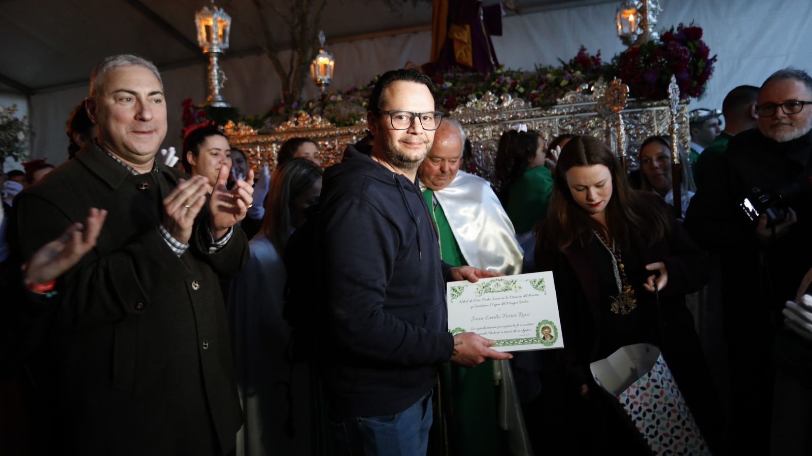 Fotos del Lunes Santo en San Roque: Oración en el Huerto.