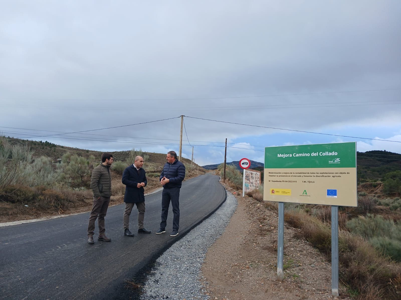Visita al camino del Collado en Tíjola