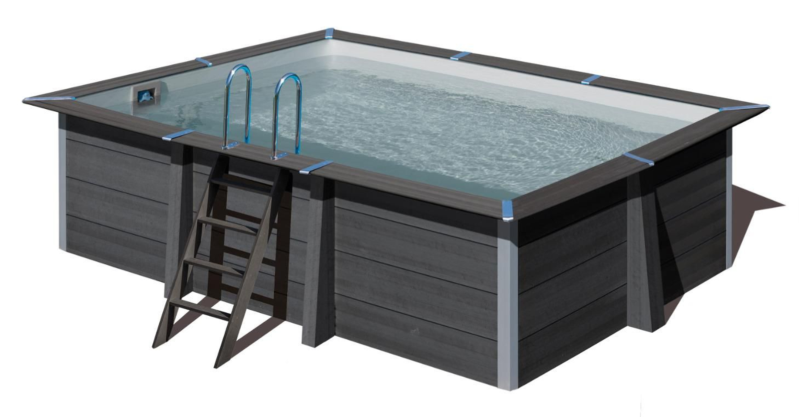 Piscina rectangular de composite Piscina rectangular de composite