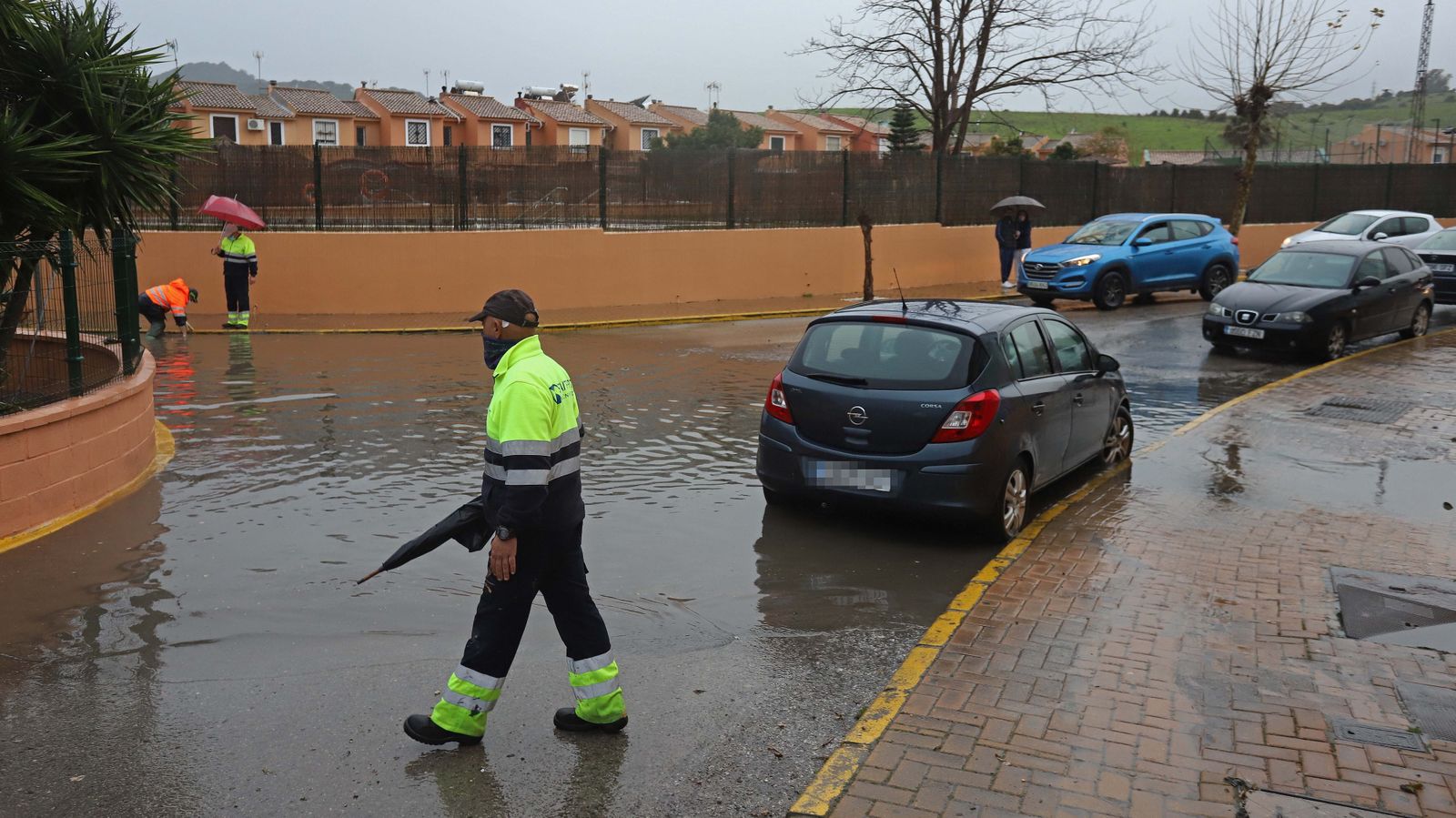 Inundaciones en la urbanización La Aldea