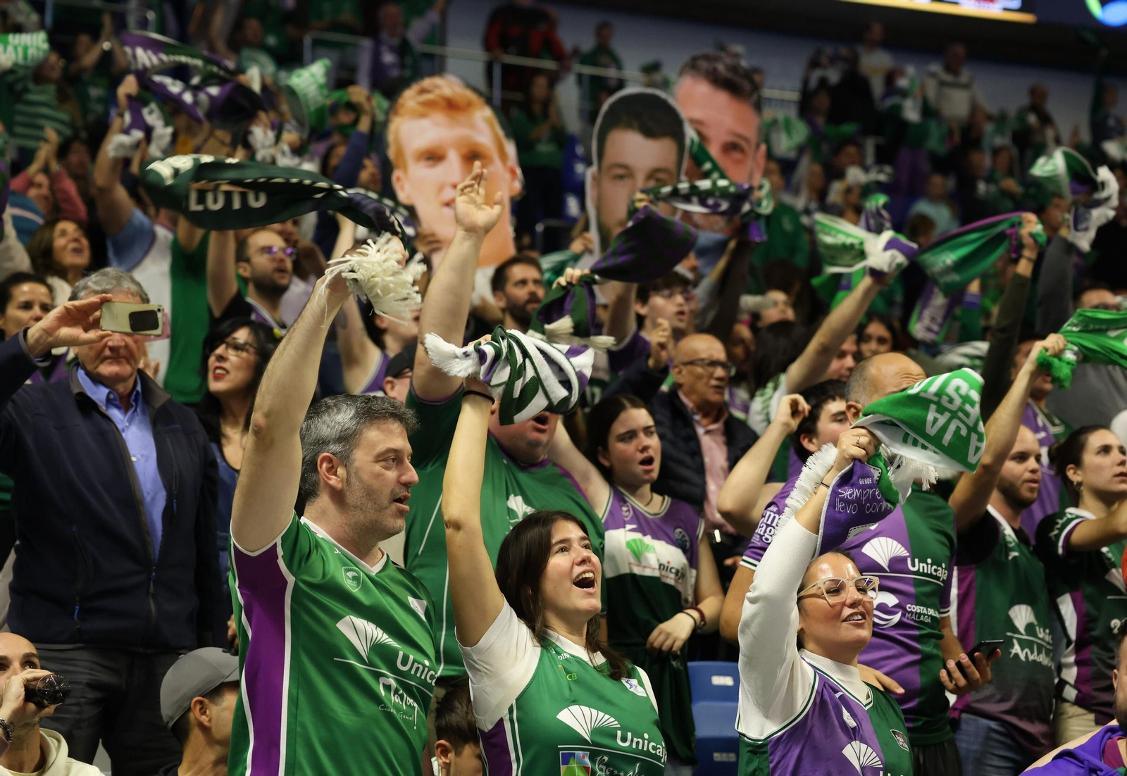 Búscate en el Unicaja-Oostende en las gradas del Carpena