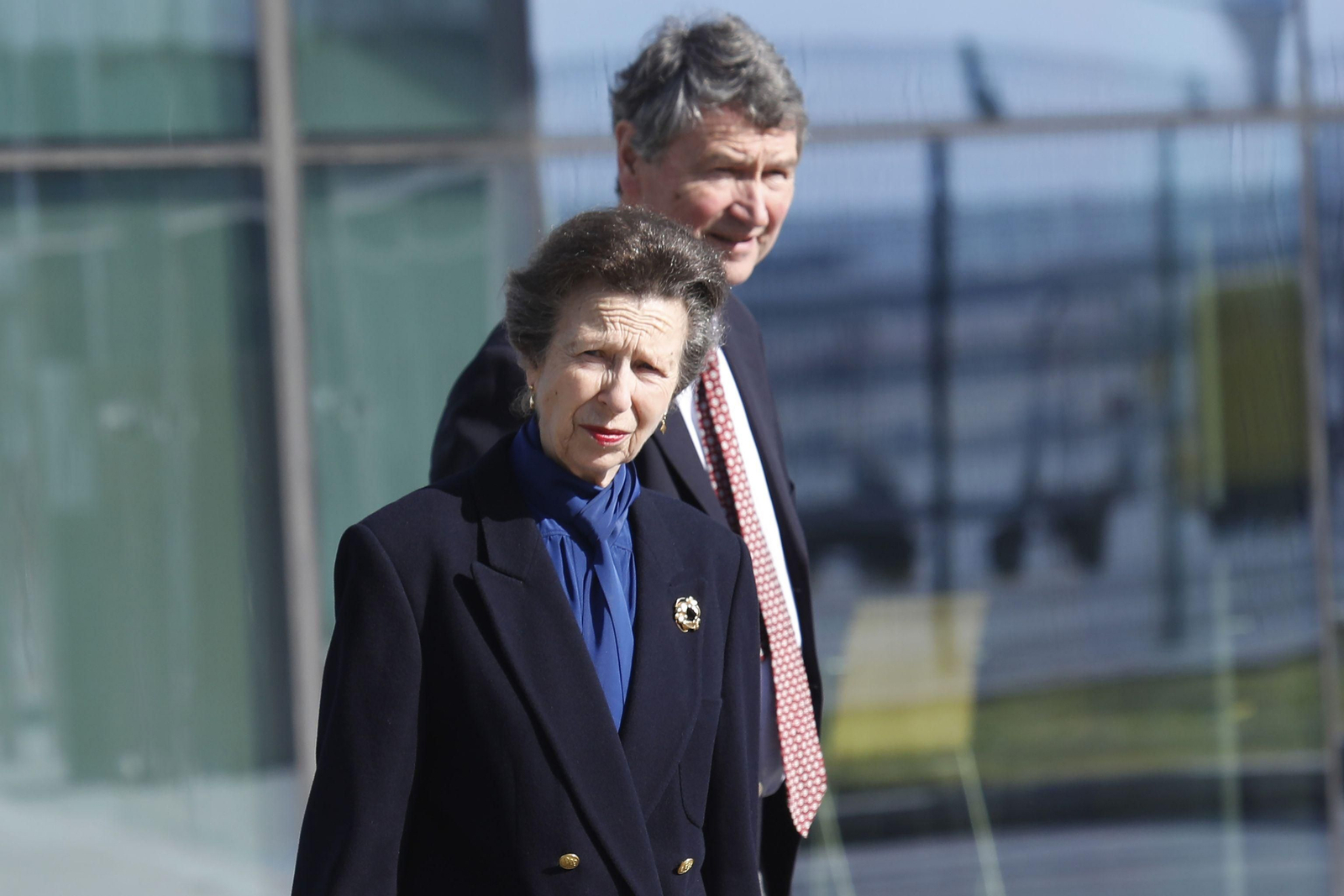 La princesa Ana de Inglaterra y su marido, Timothy James Hamilton