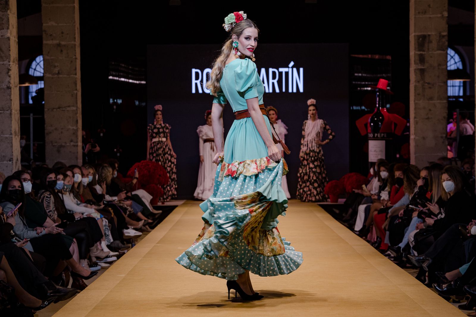 El desfile de Rocío Martín en la Pasarela Flamenca de Jerez, todas las fotos