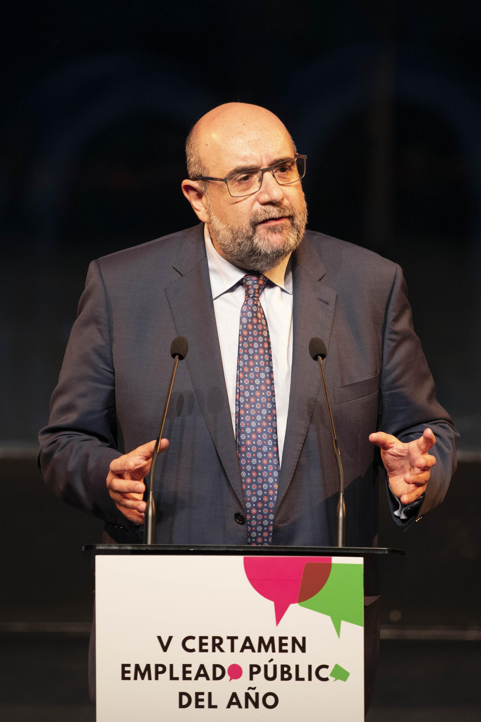 Miguel Borra Izquierdo, presidente de CSIF Nacional, fue el encargado de cerrar el evento.