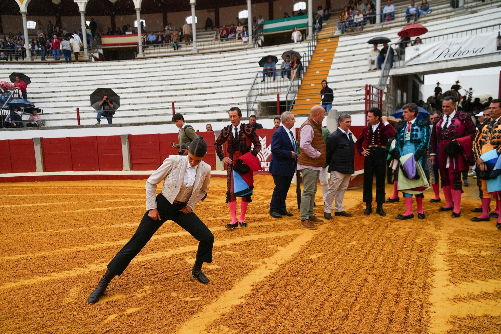La corrida de rejones de la Feria de Pozoblanco, suspendida por la lluvia