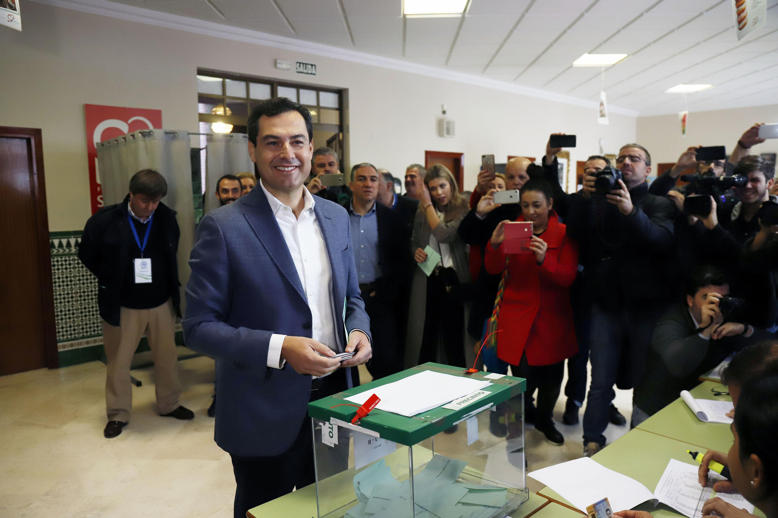 Las imágenes de las elecciones andaluzas 2018