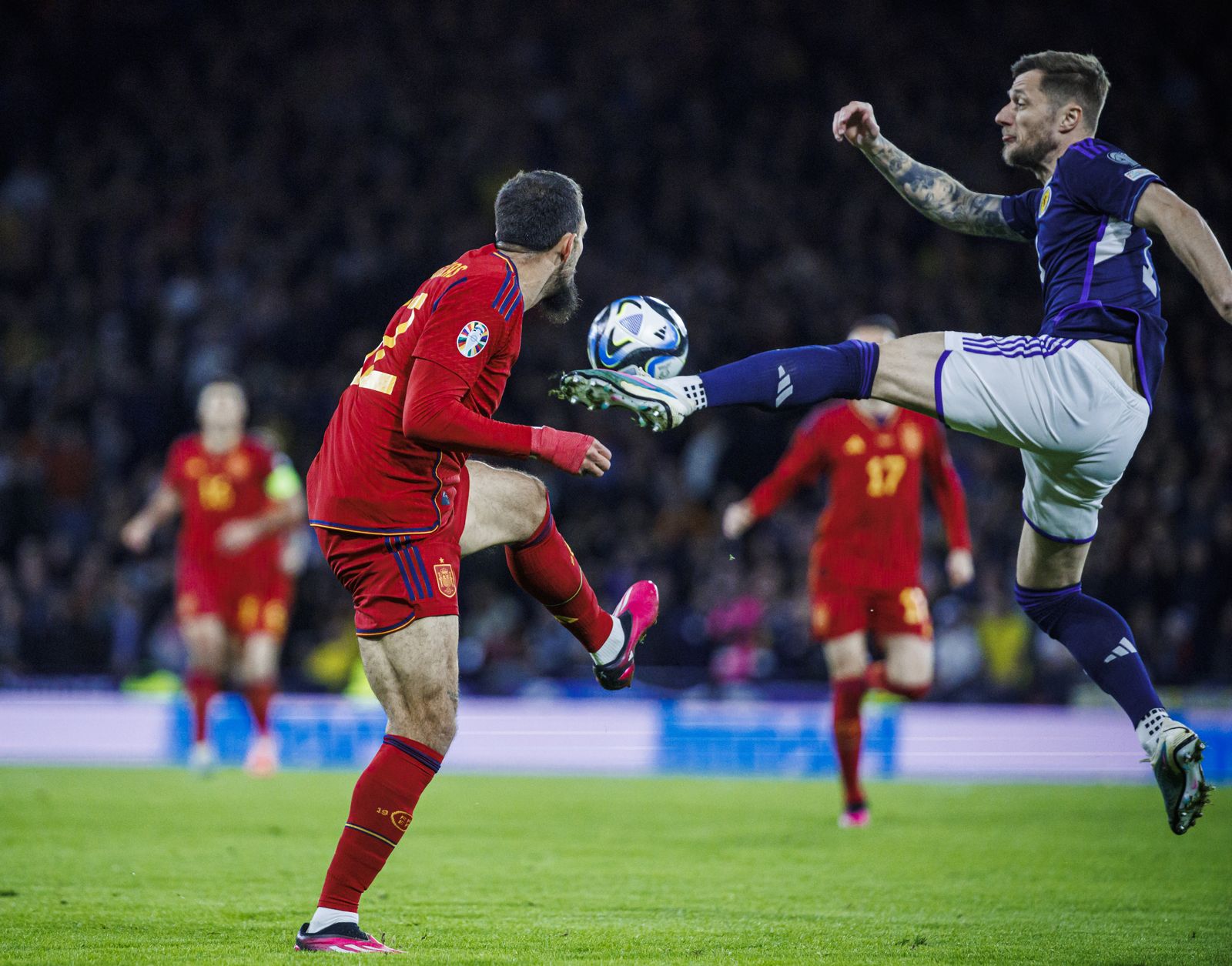 Las fotos del Escocia - España