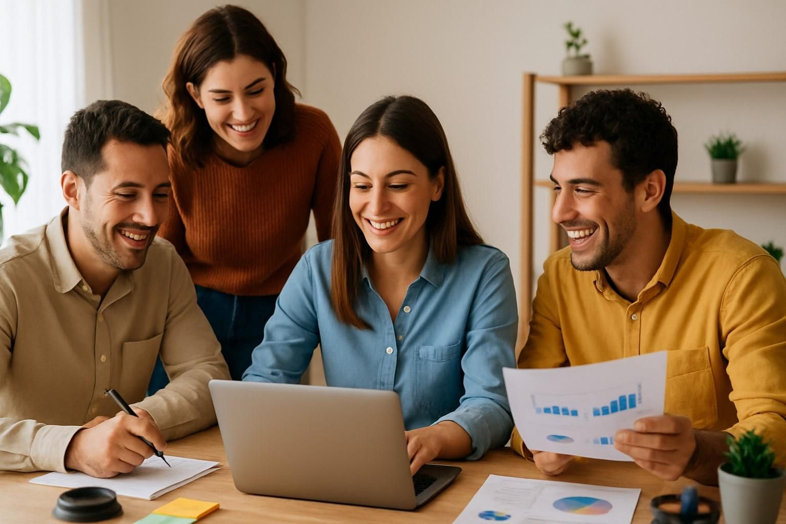 Equipo alineado con la autonomía en el desarrollo de sus tareas en una organización.