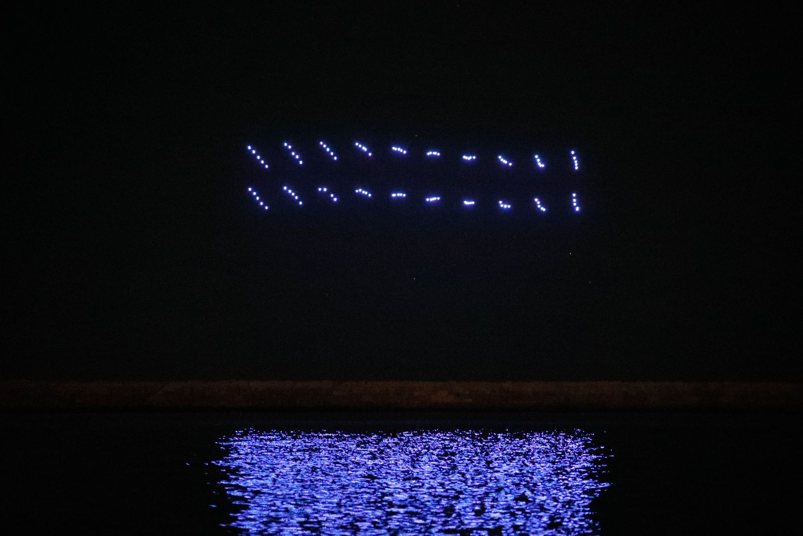 Las mejores imágenes de la celebración del 20 aniversario con drones de Globomatik