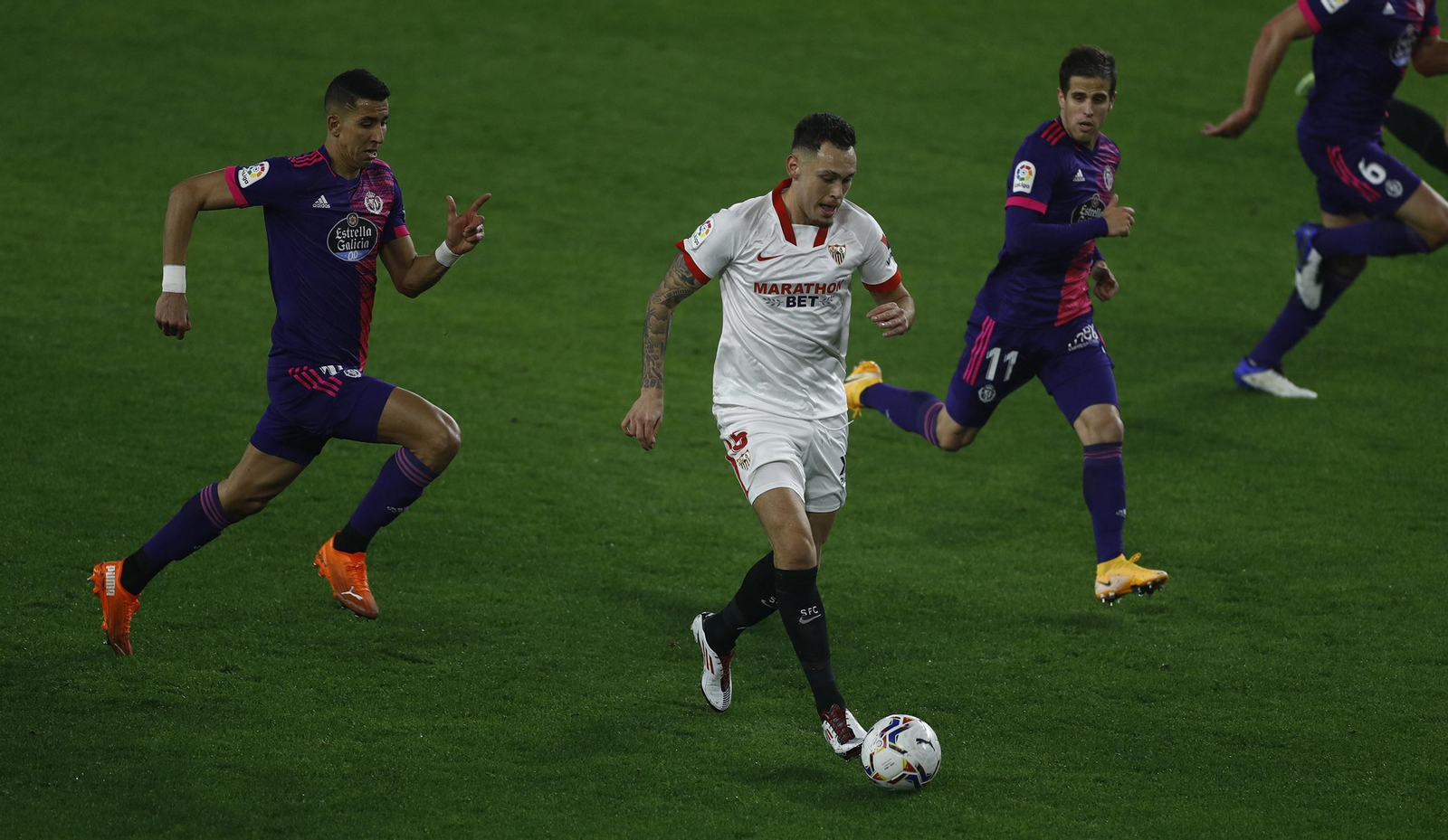 Las imágenes del Sevilla-Valladolid