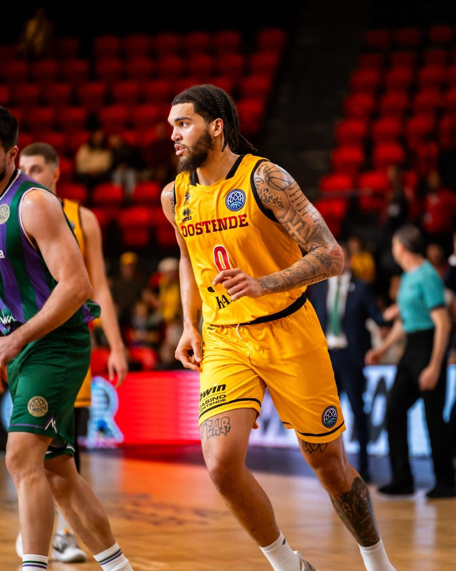 El Oostende-Unicaja, en fotos