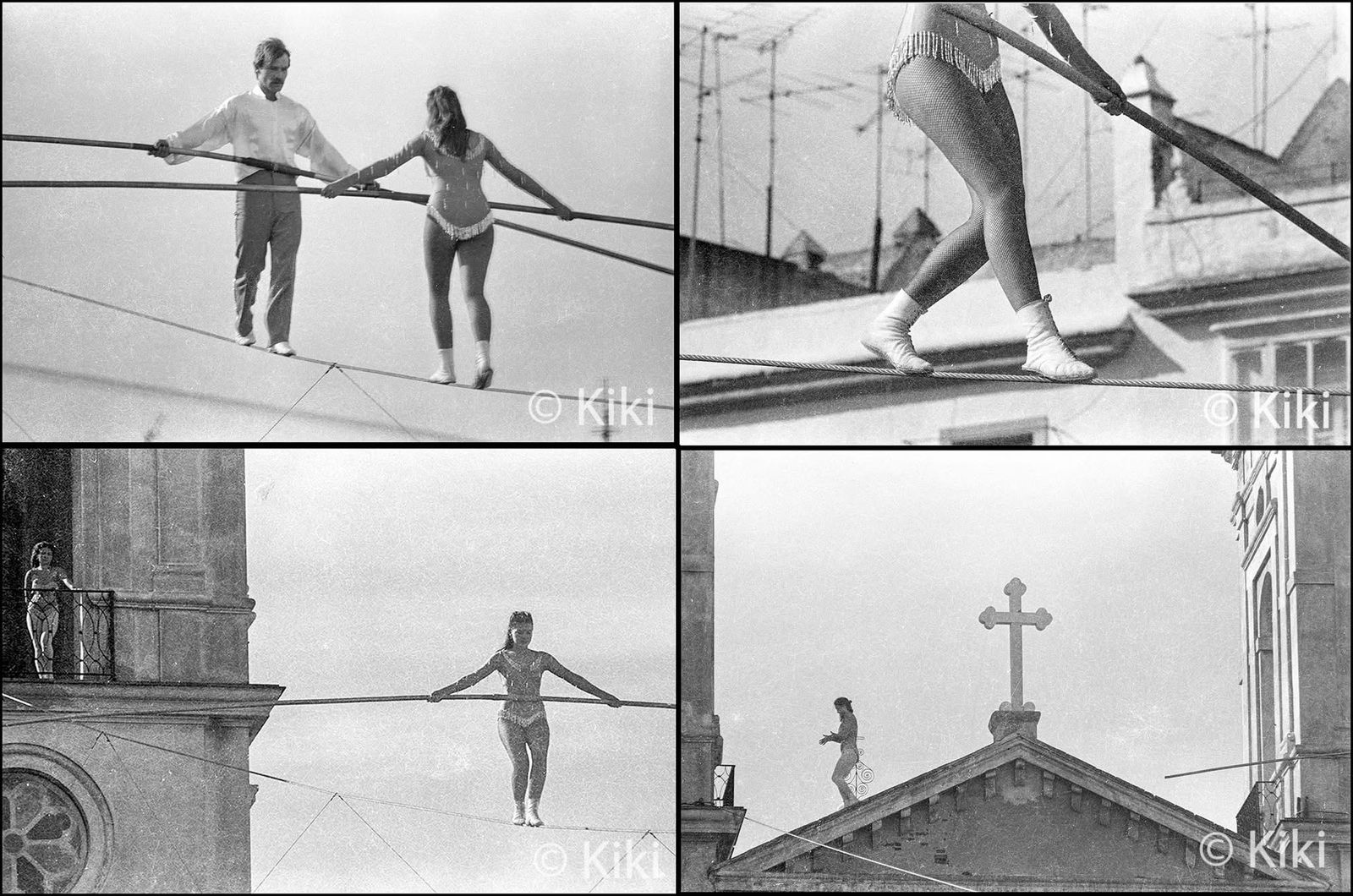 Aquel equilibrista que a Cádiz vino nos dio un disgusto. Foto Kiki