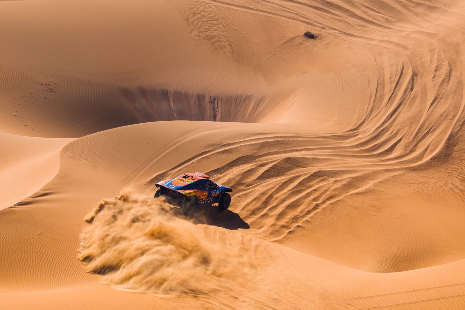 Las mejores fotos del Dakar por las dunas
