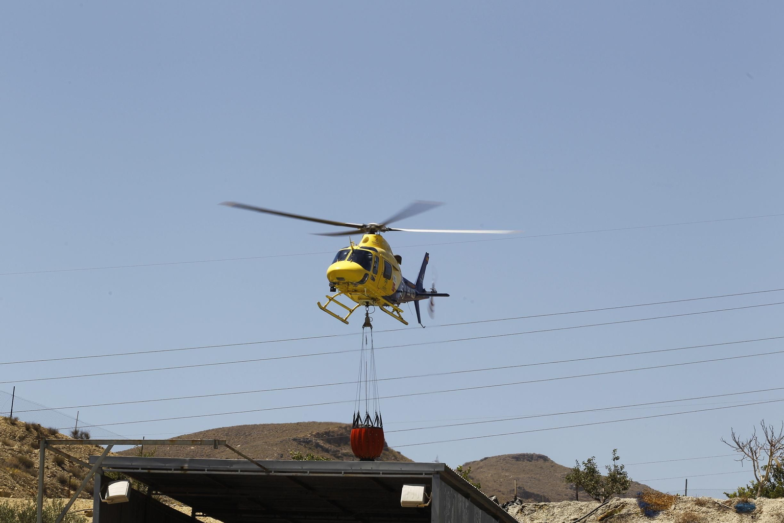 Fotogalería incendio forestal Paraje Majada del Aguilón. Huércal de Almería