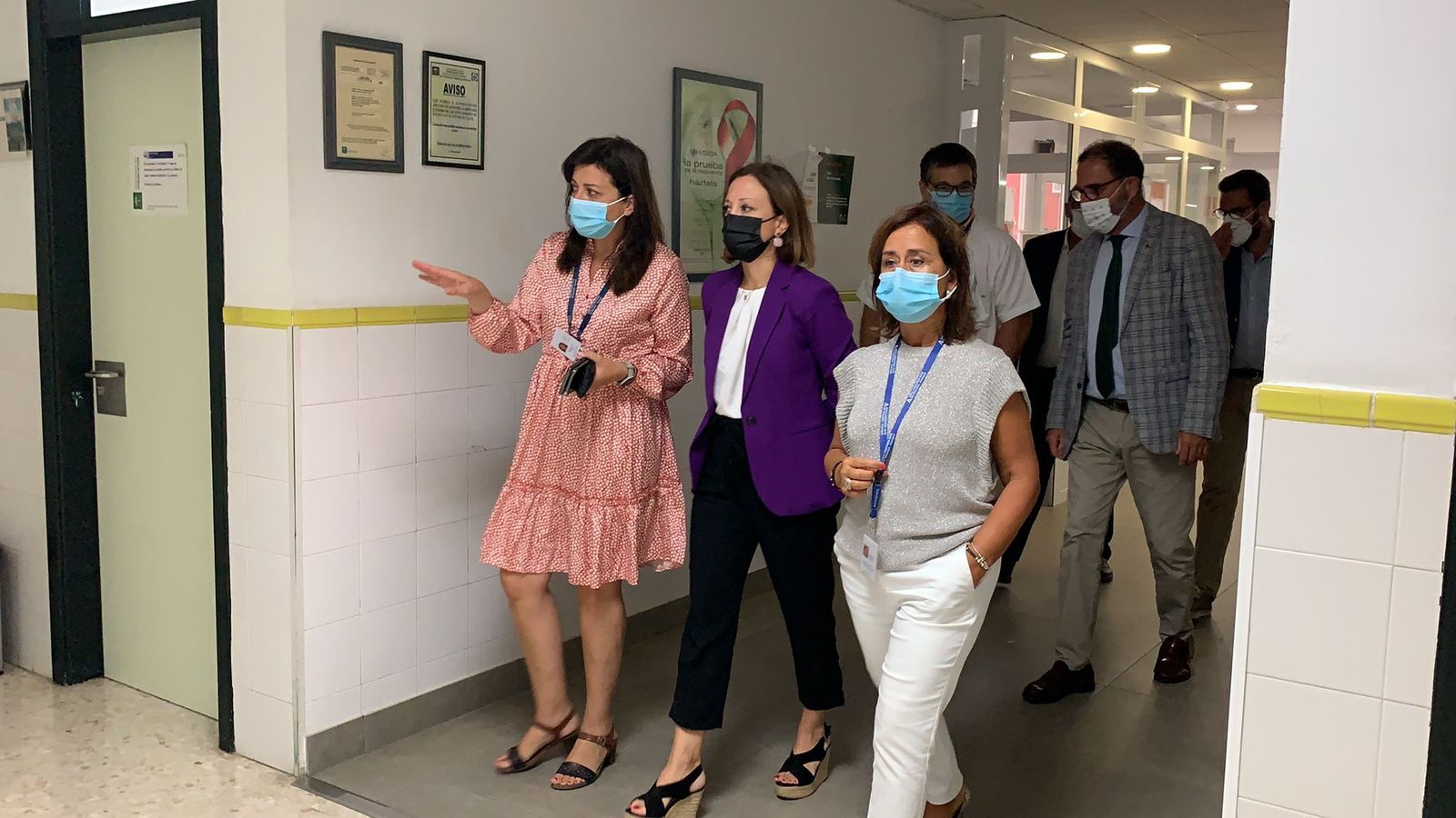 Visita al centro de salud de Torre del Mar.