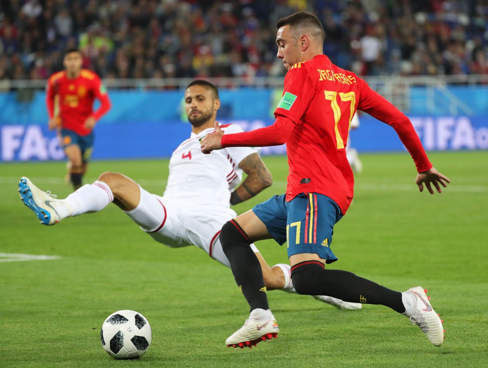 Las imágenes del España-Marruecos