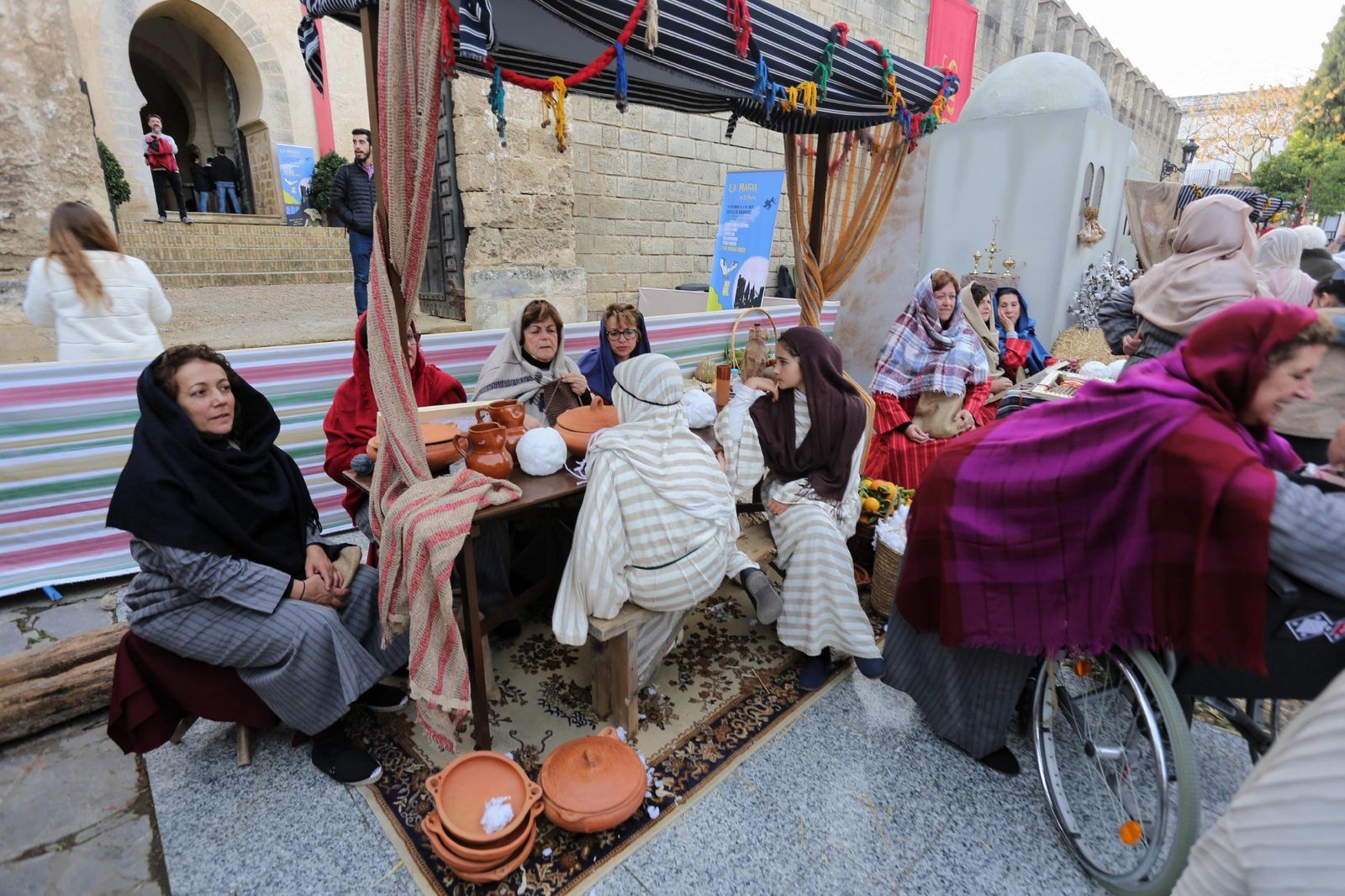 El puesto de alfarería tampoco faltó.