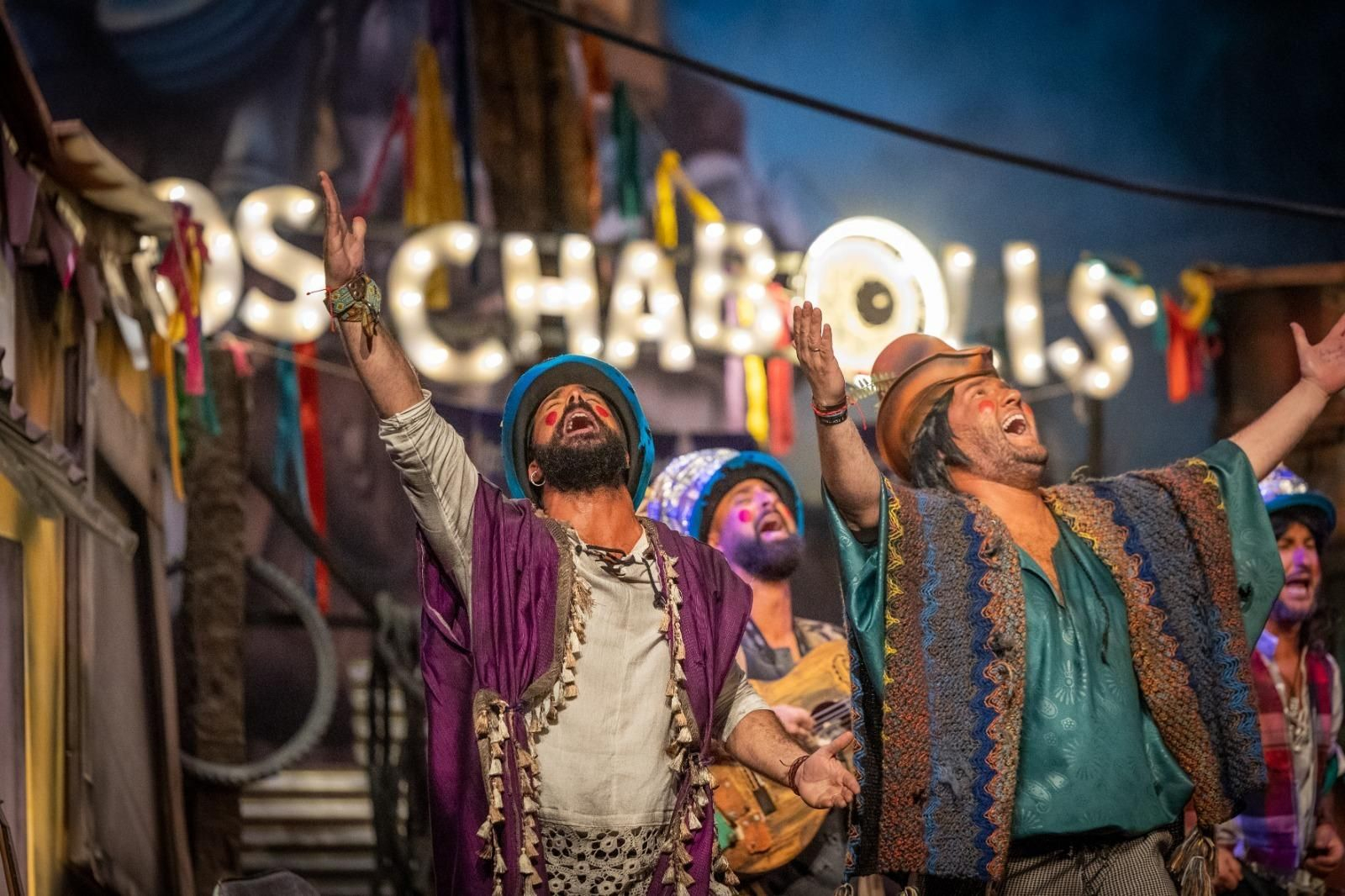 Chirigota 'Los chabolis' en escena