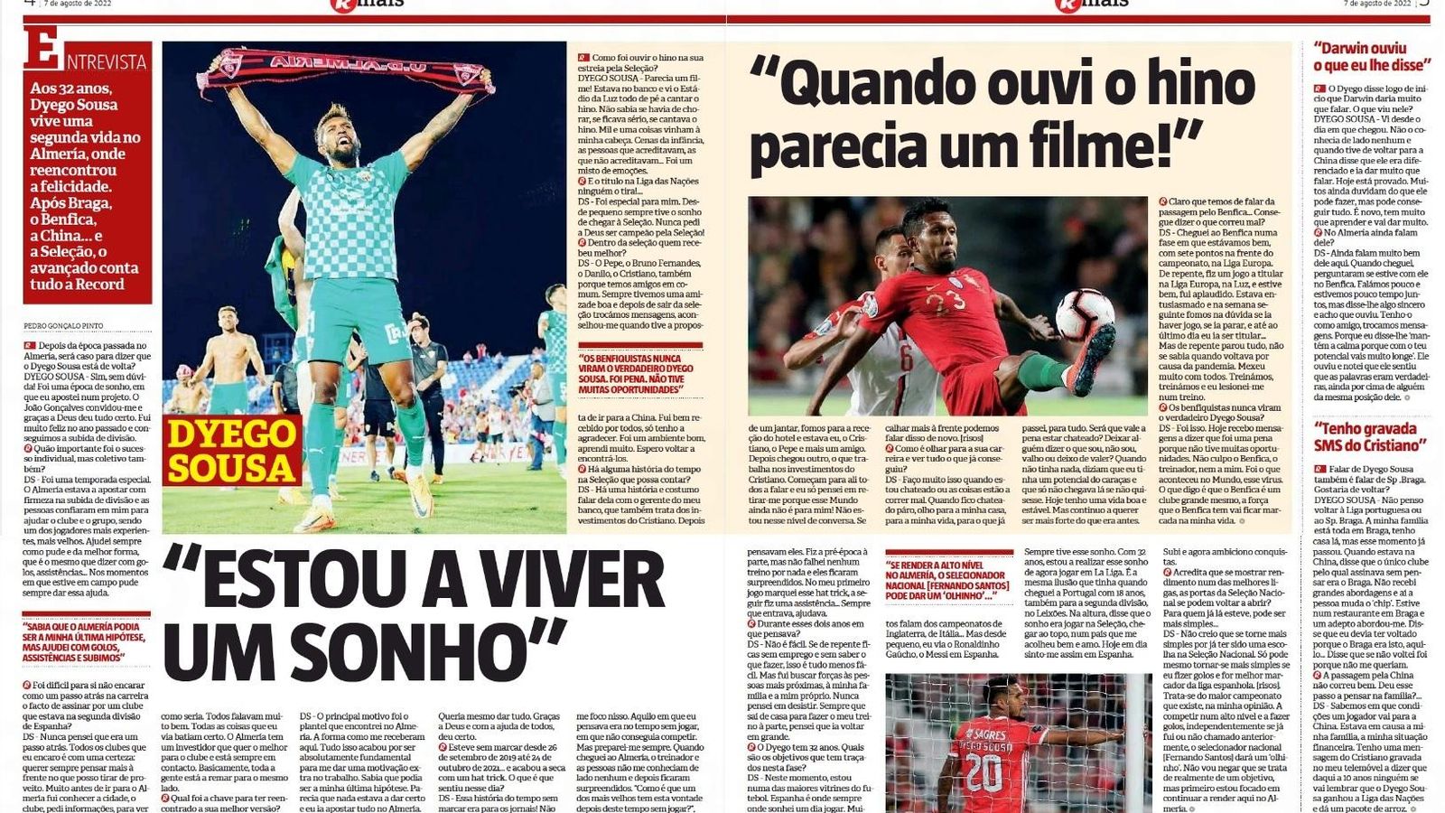 Diario Récord de este domingo