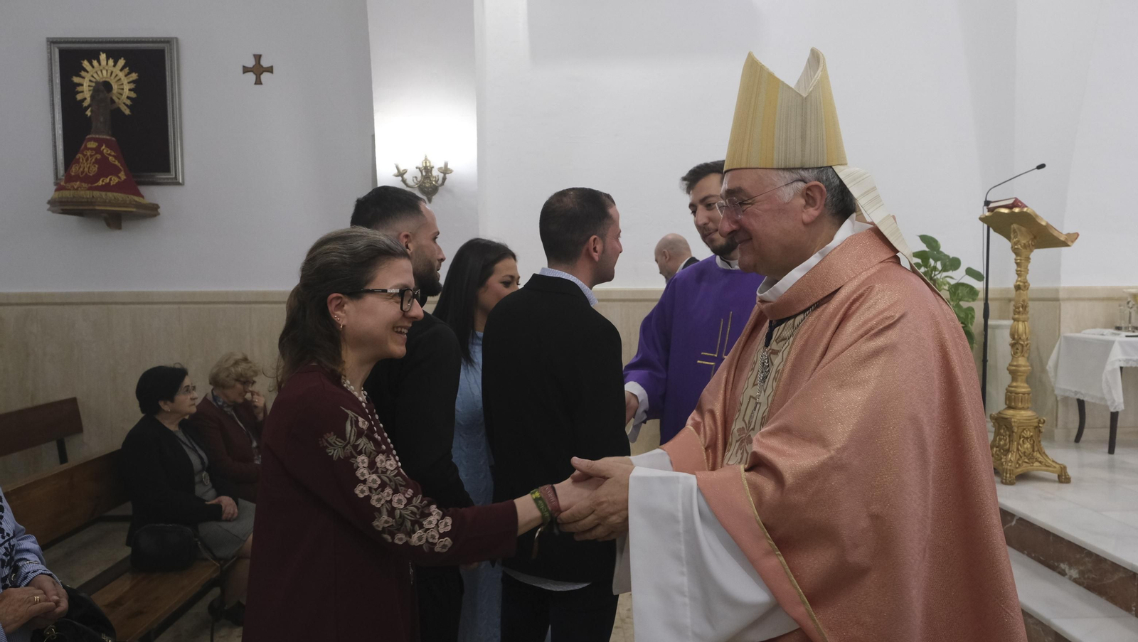 Imágenes de la bendición de la Borriquita de El Alquián, por el Obispo de Almería