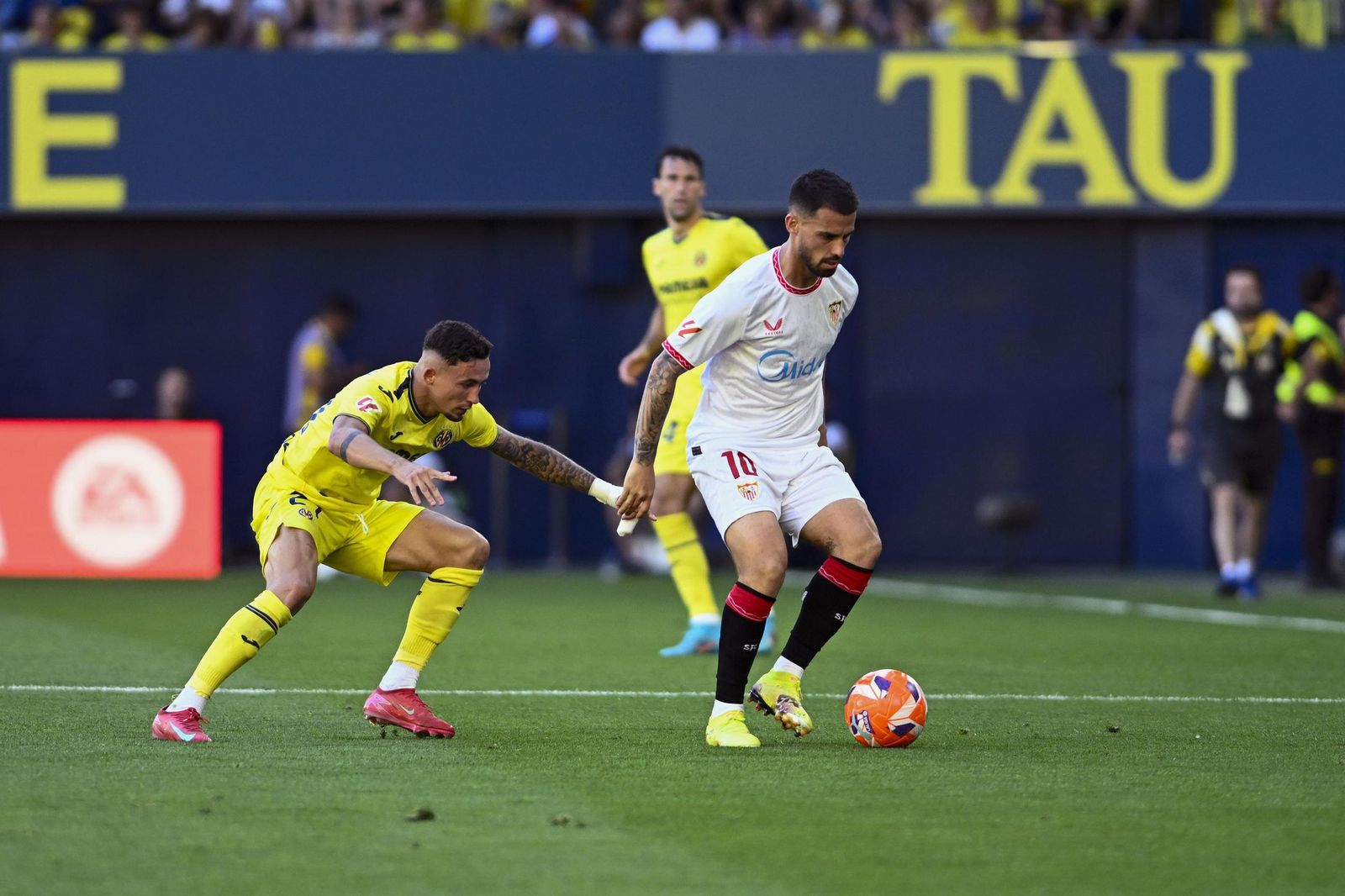 Suso en el partido Villarreal-Sevilla.