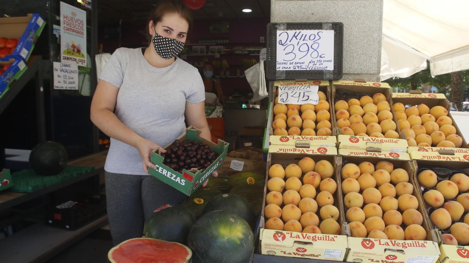 Frutería Rojas en la capital.