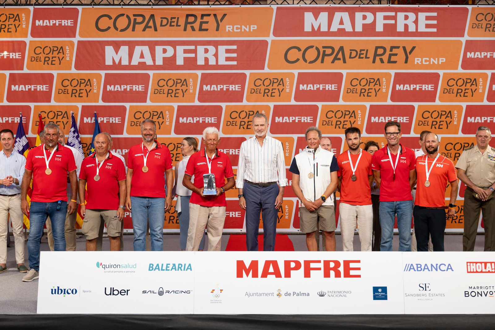 Las fotos de la entrega de premios de la Copa del Rey Mapfre de vela