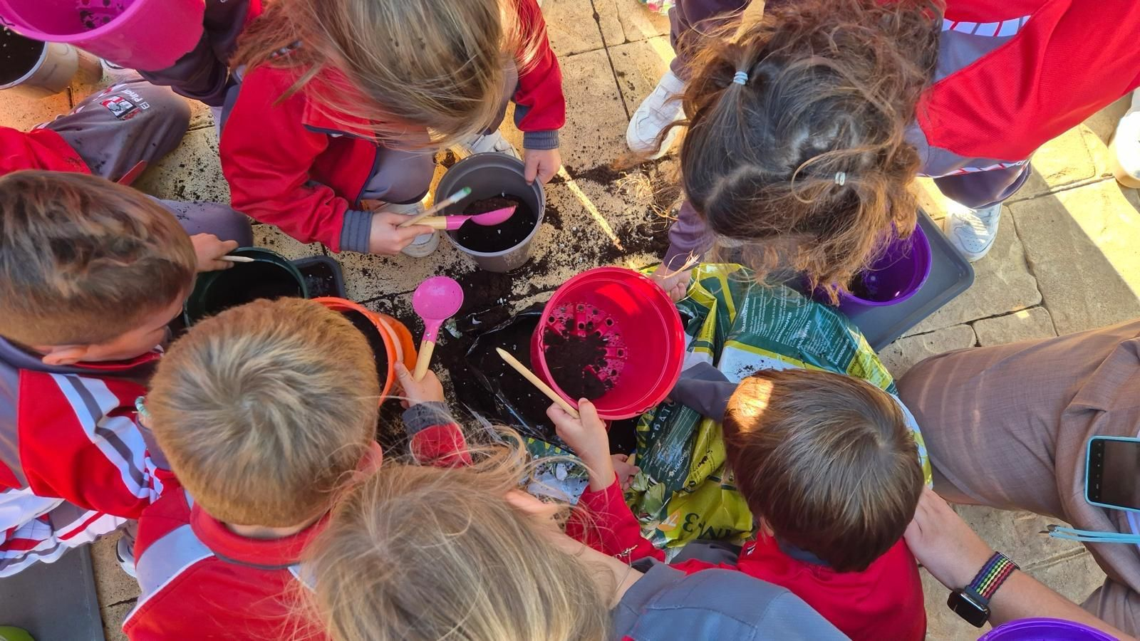 Alumnos de infantil.