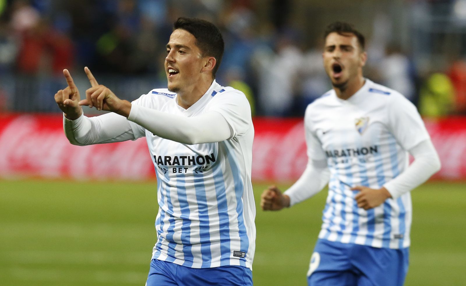 Fornals celebra su gol.