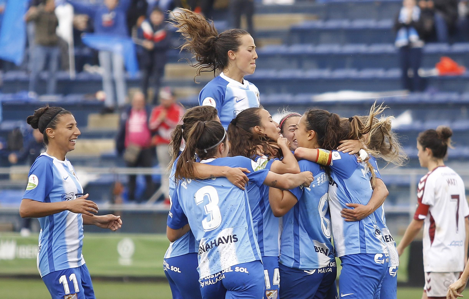 El Málaga Femenino-Albacete, en fotos