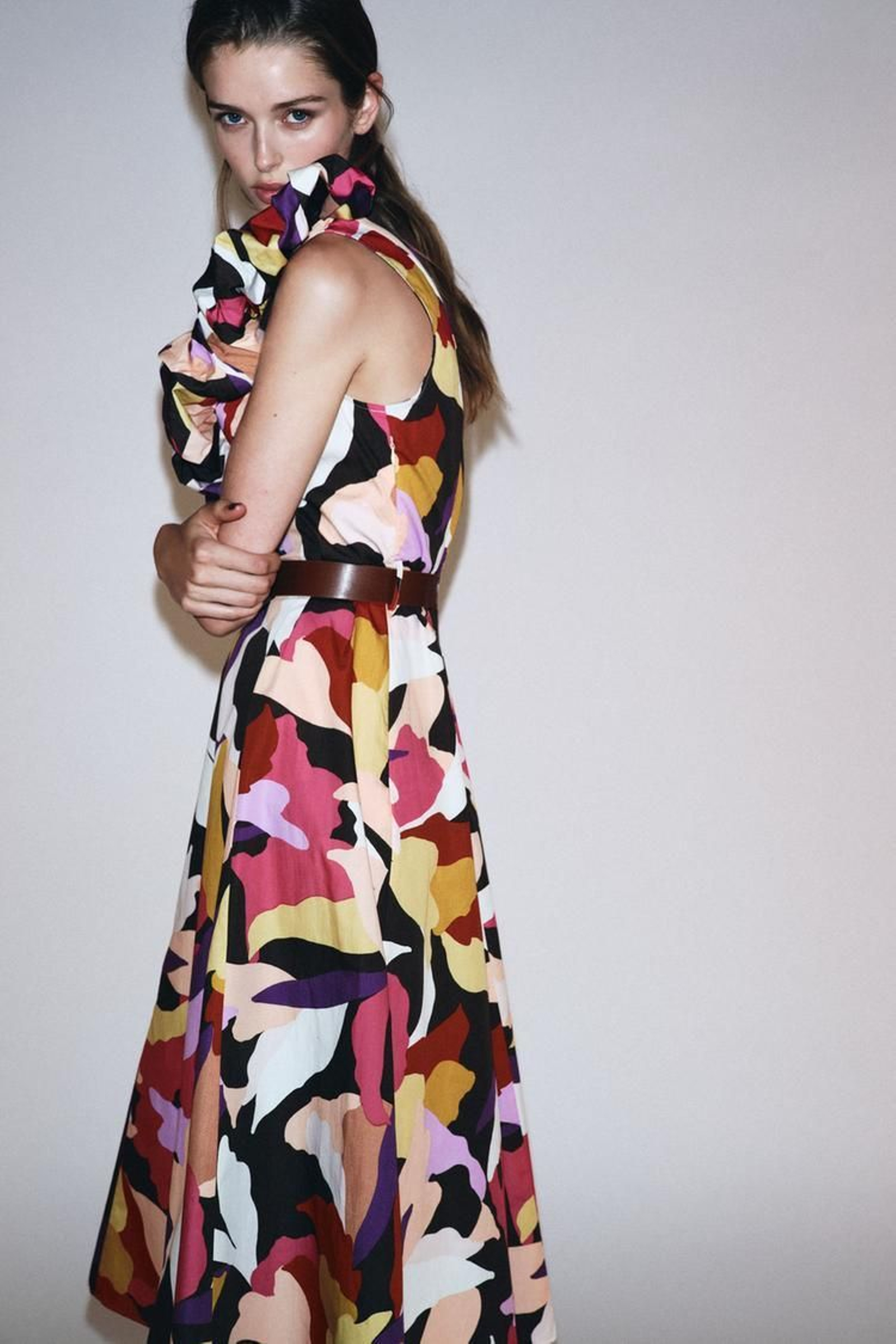 Vestido de flores de Zara. Vestido de flores de Zara.