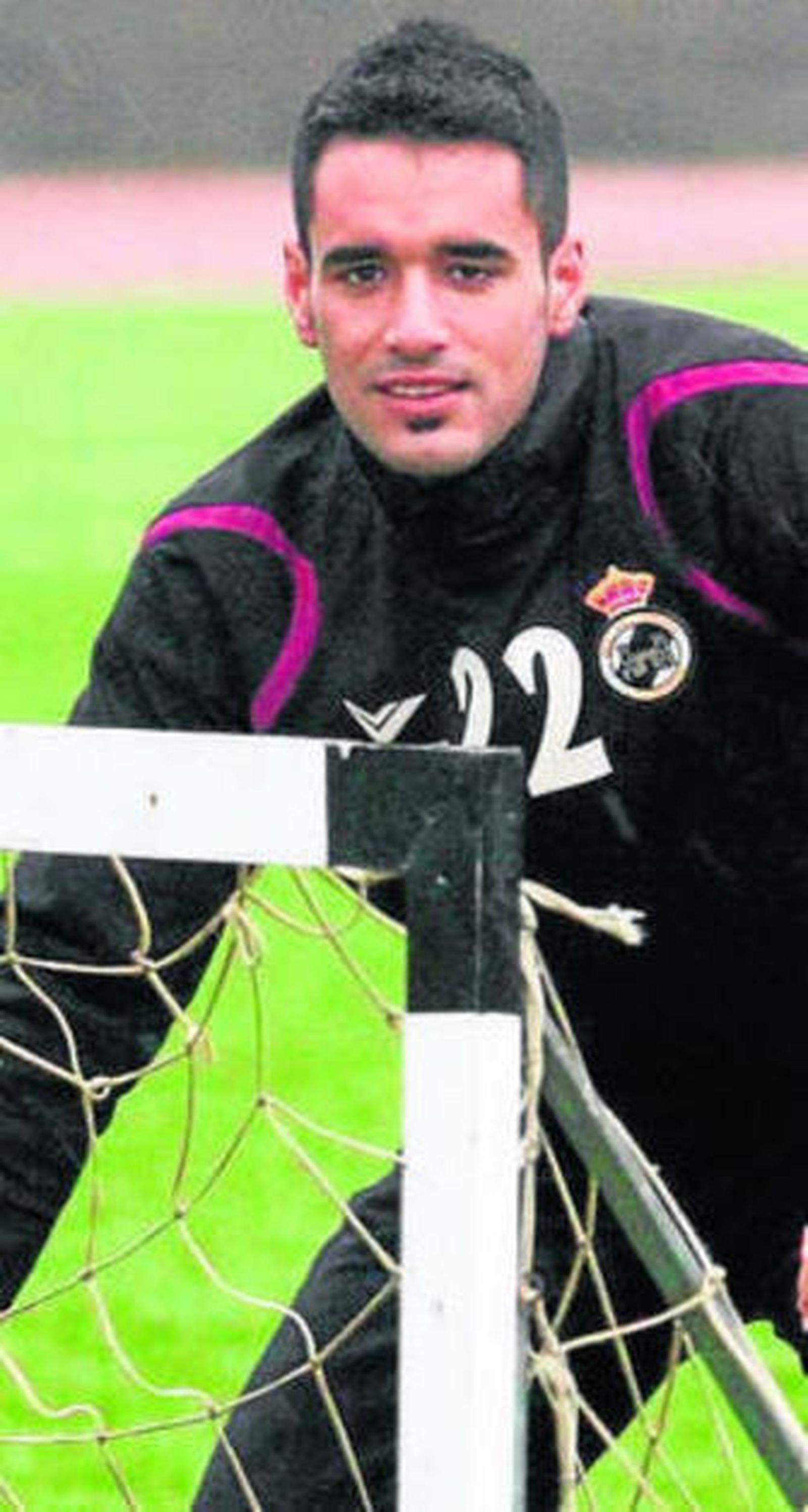 Sergio Solís, con la Balona.