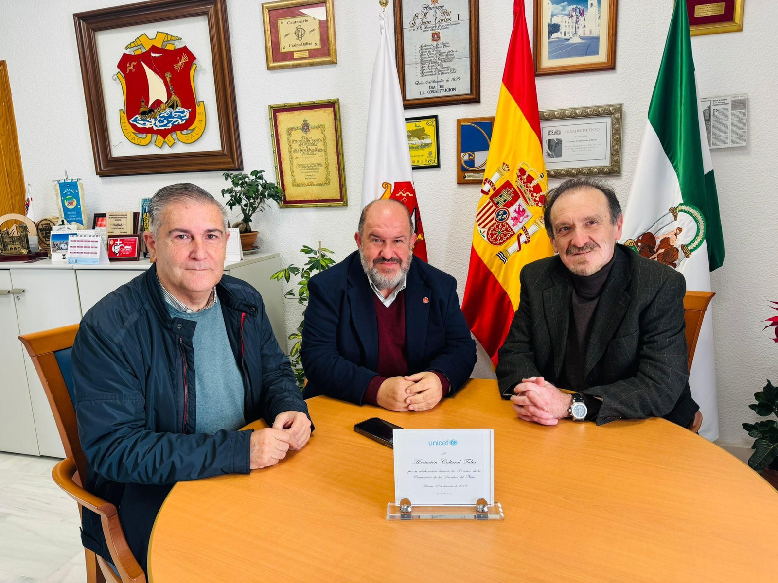 Reunión en el Ayuntamiento de Dalías.