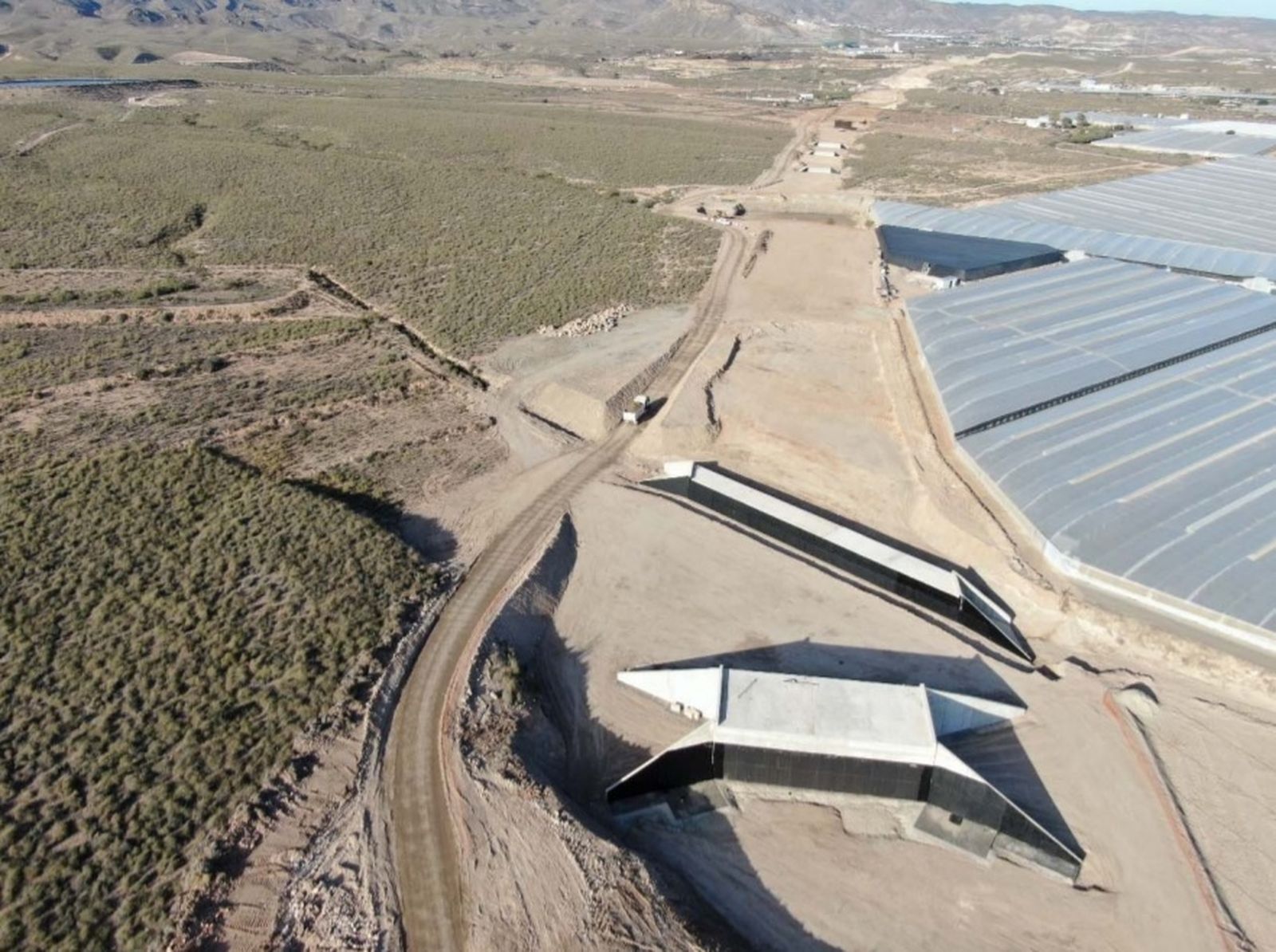 Obras en el tramo Níjar-Río Andarax
