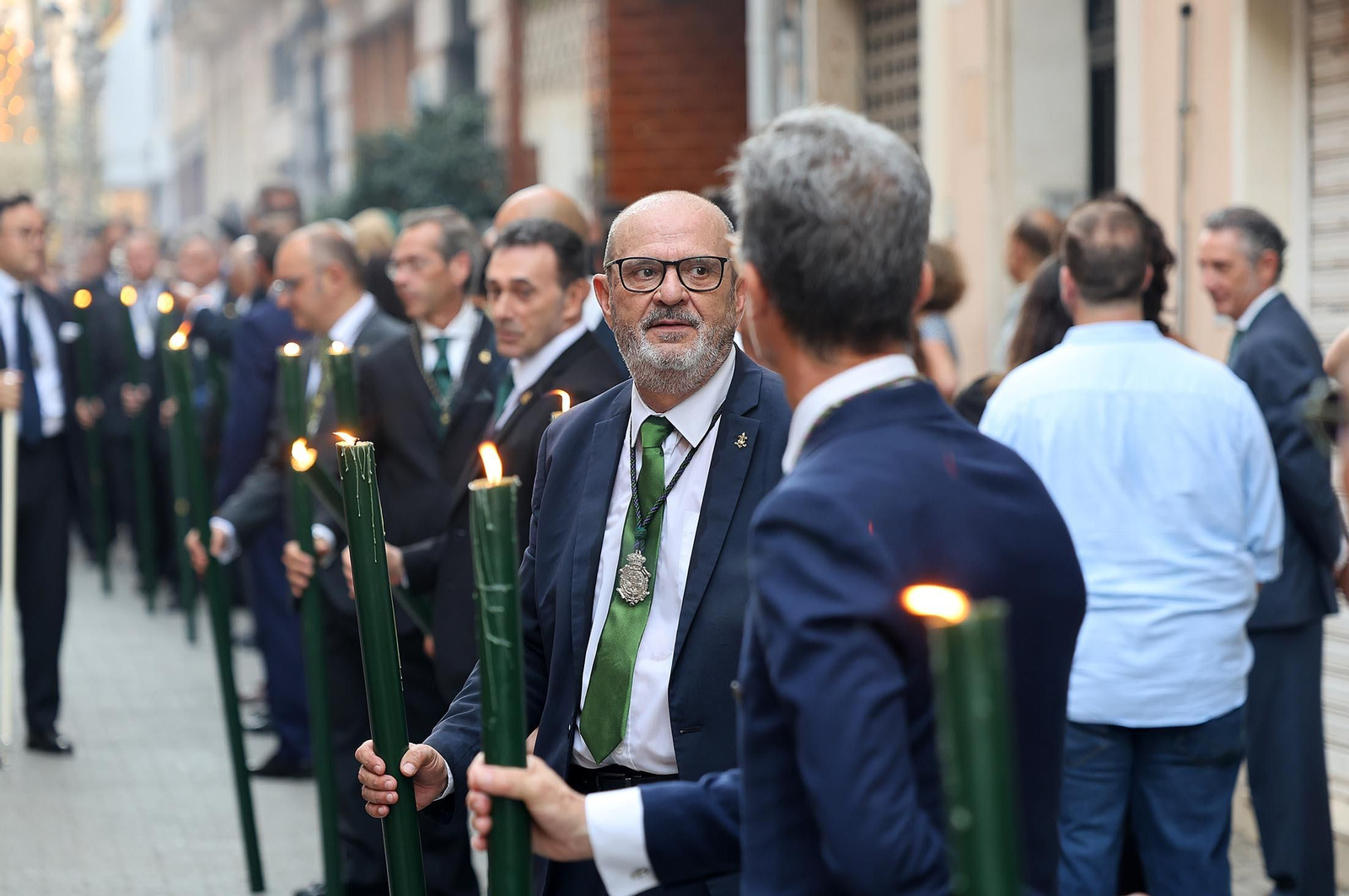 Imágenes de la procesión extraordinaria de la Virgen de la Esperanza por las calles de Huelva