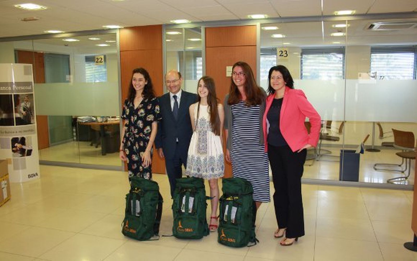 Tres gaditanas participan en una nueva edición de la Ruta BBVA