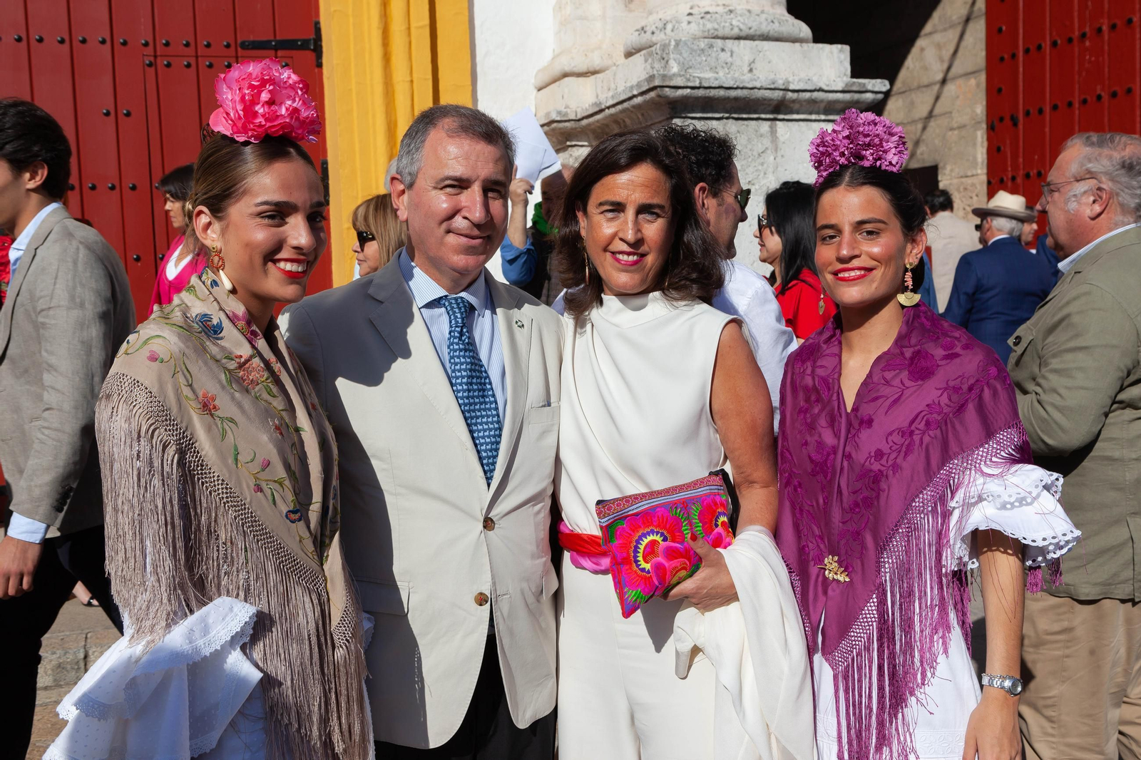 Alejandra Espejo, Benito Mateos, María Dolores Serrano y Lola Mateos