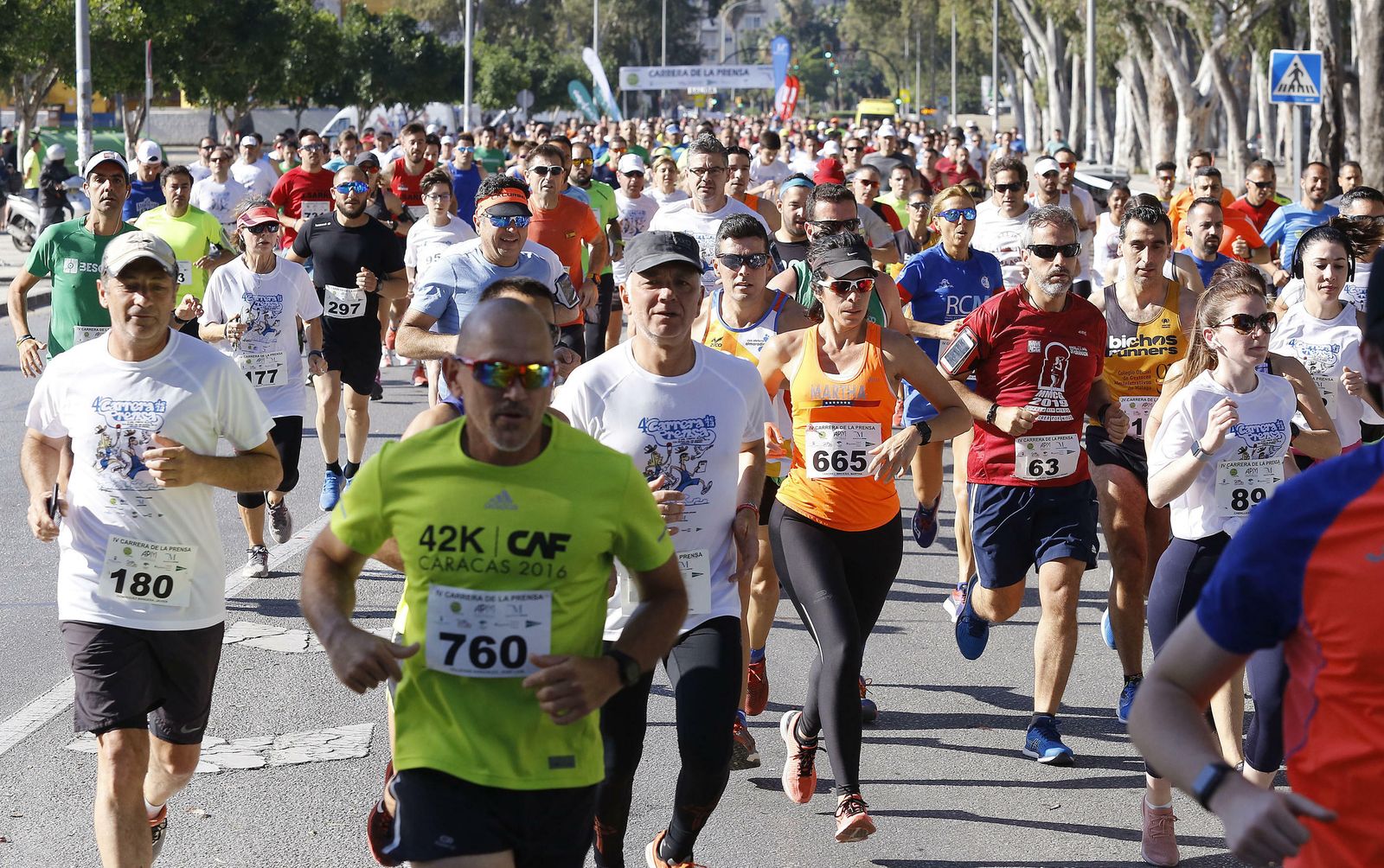 Las mejores fotografías de la Carrera de la Prensa de Málaga de 2019