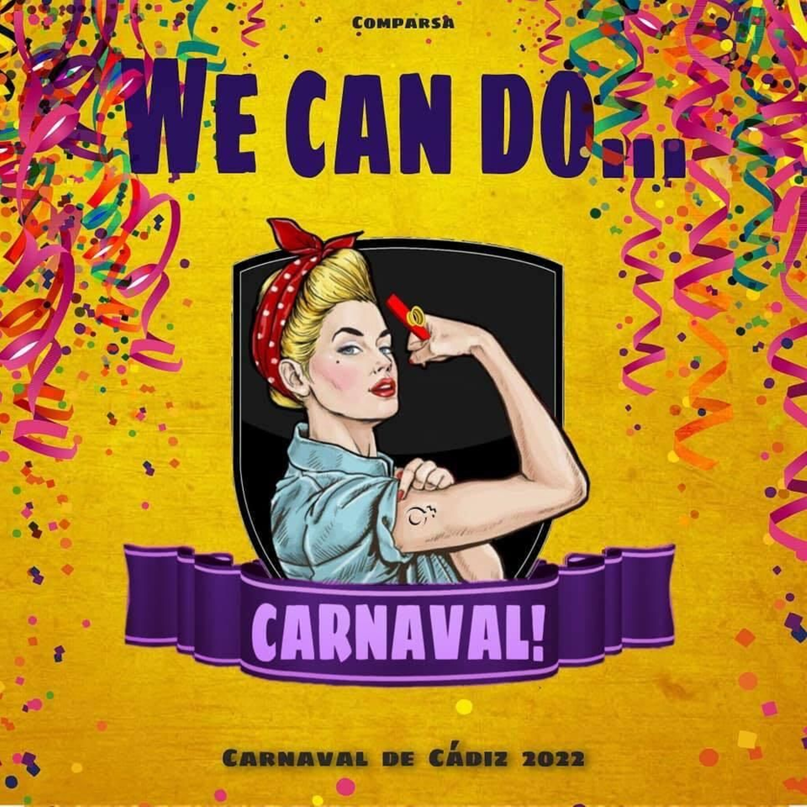 El cartel de la comparsa 'We can do... Carnaval'.