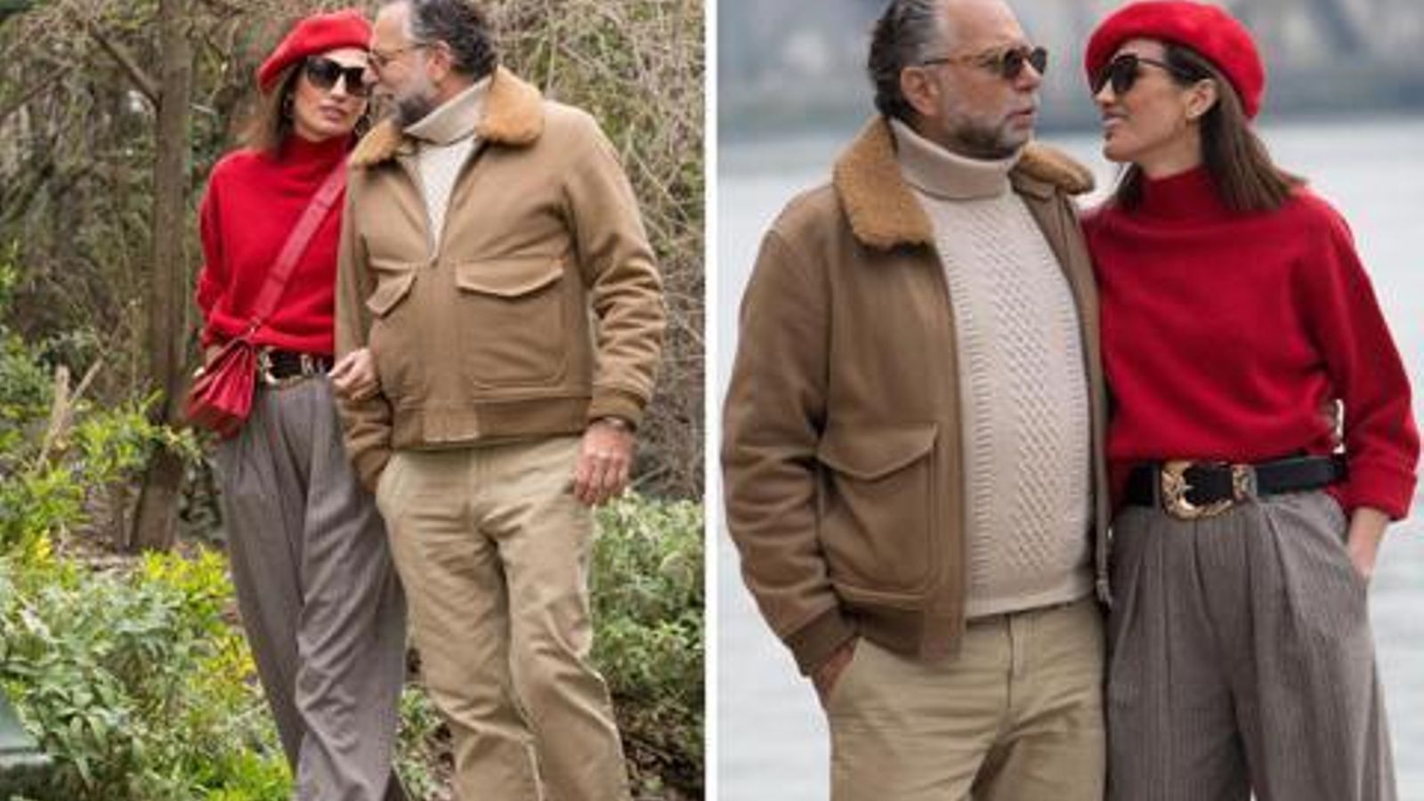 La veteraba modelo con su nueva pareja, el poderoso empresario Bill Saad.