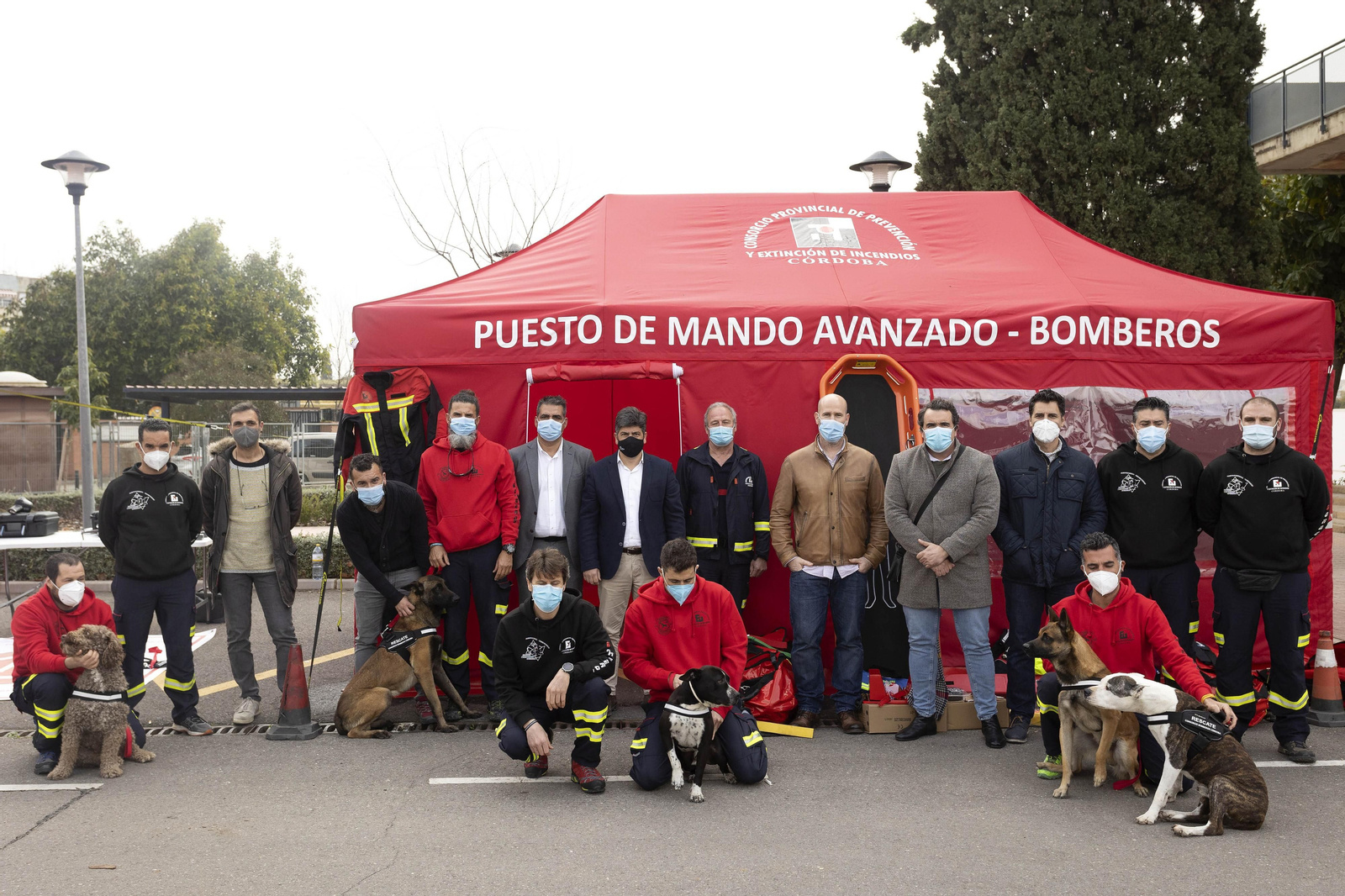 Presentación del nuevo material del Consorcio de Bomberos.
