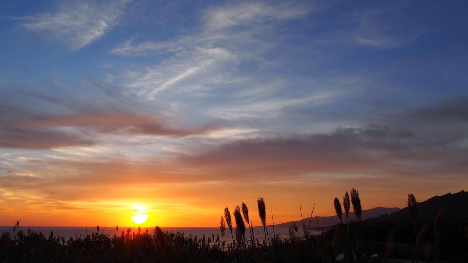 Puesta de sol en Punta Paloma, Tarifa.