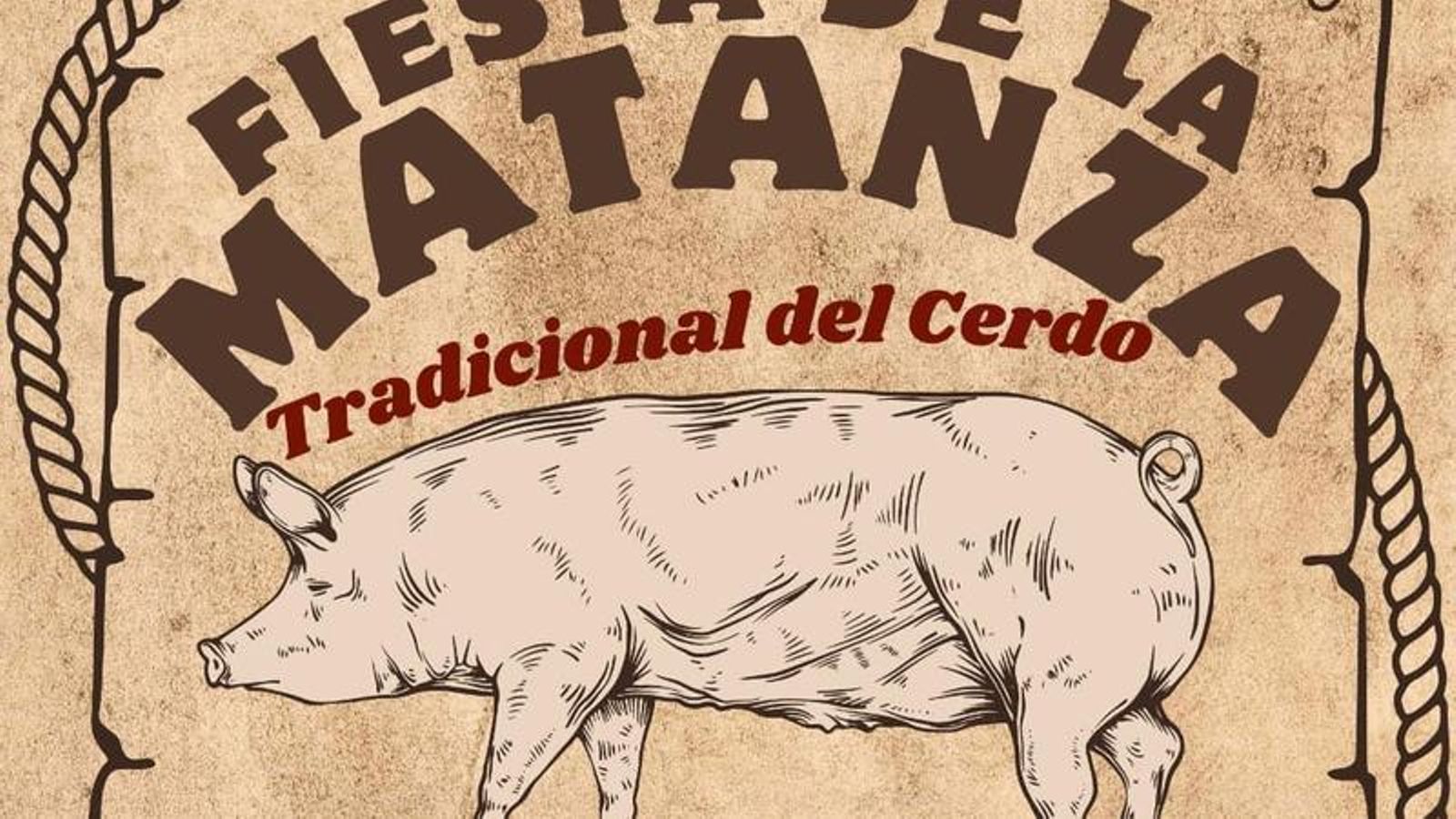 Cartel de la Fiesta de la Matanza de Abla.