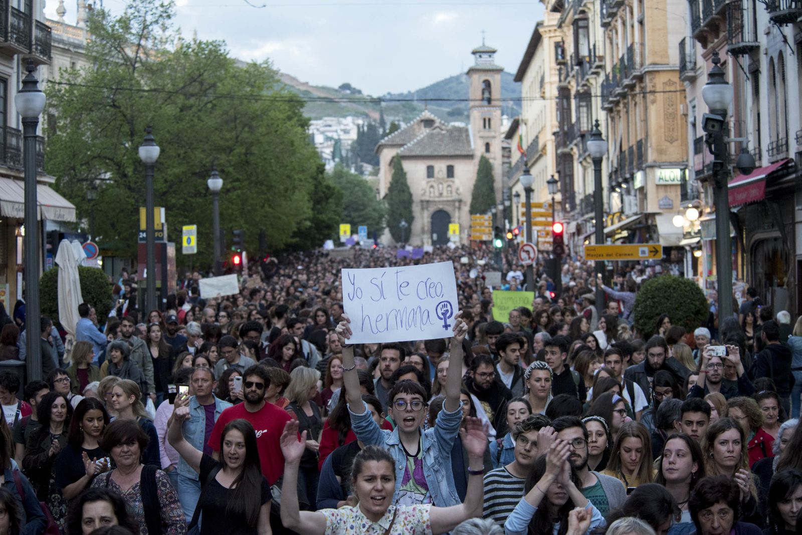 Una de las manifestaciones tras la sentencia de La Manada