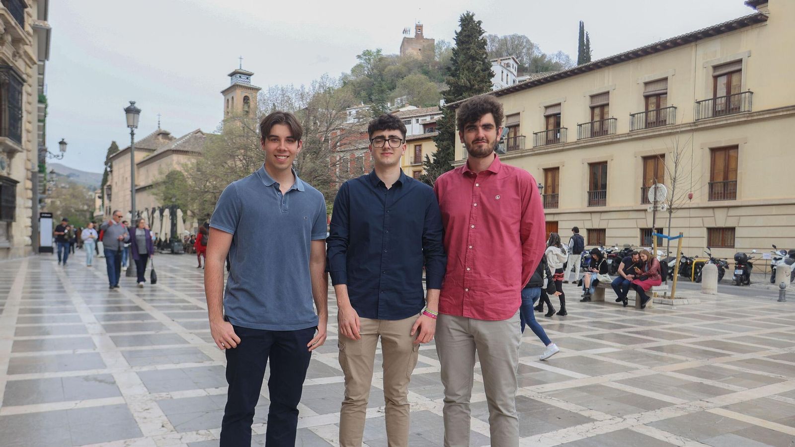 Enrique, Javier y Eduardo, creadores de 'Geopasos'